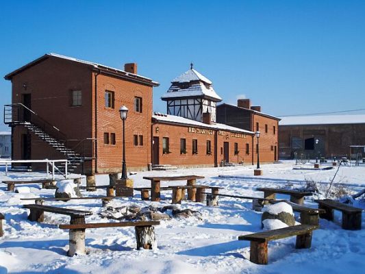 Grafika Restauracja zimą